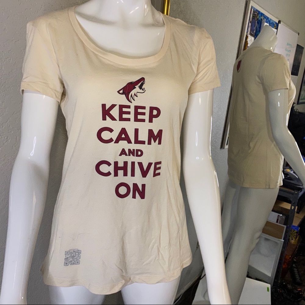 TheCHIVE AZ Coyotes Keep Calm Women’s tee